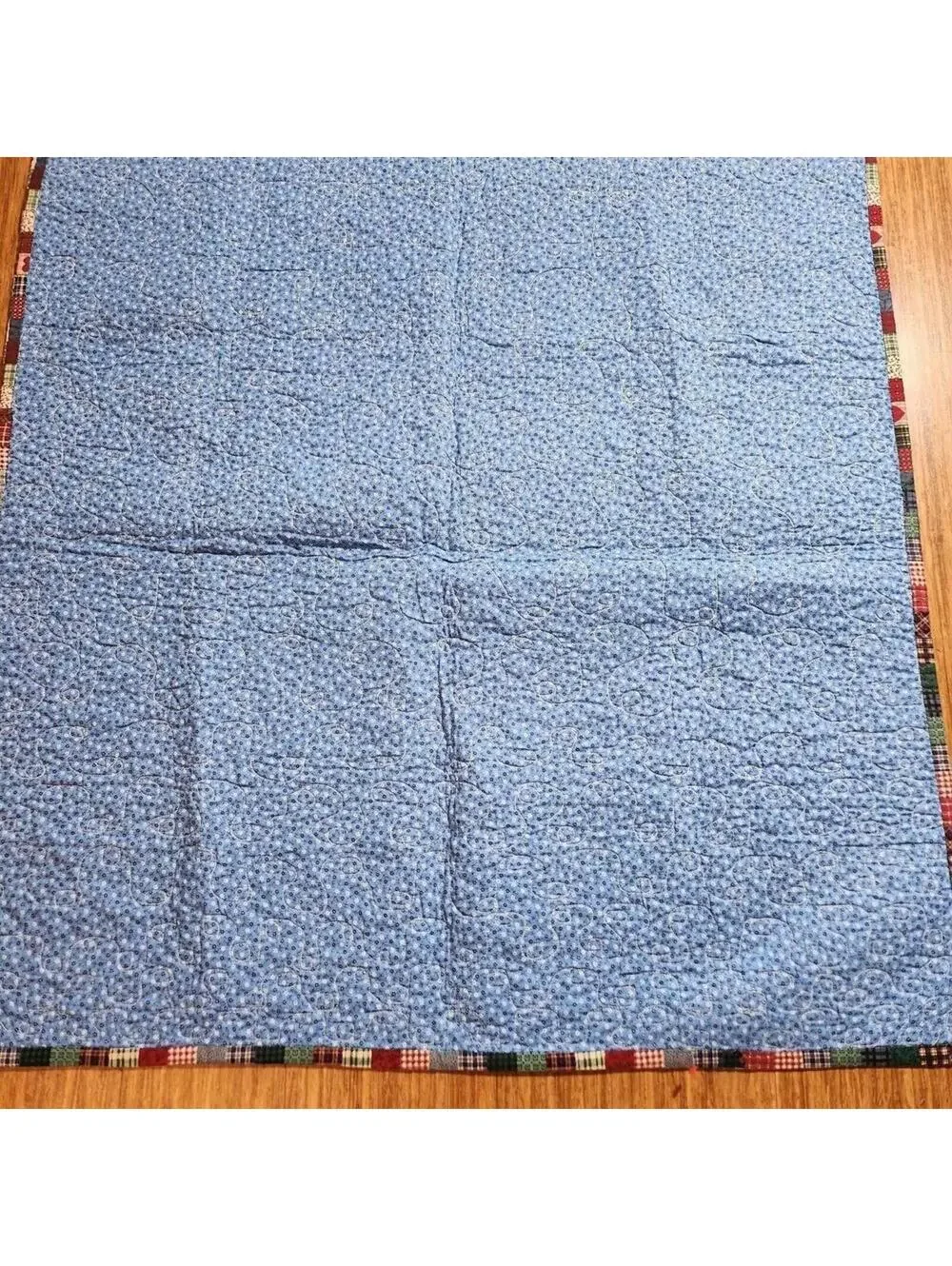 Gorgeous Handmade Jelly Roll Fun and Bright Quilt 38 x 38 Inch